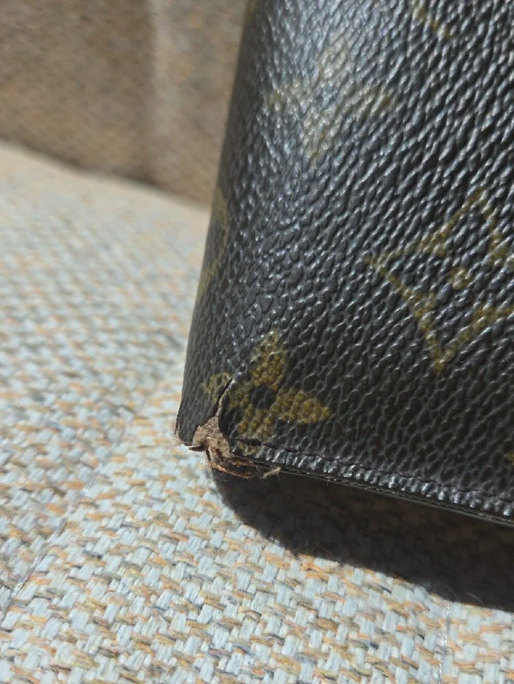 Louis Vuitton Monogram Canvas Brown and Gold Snap Compact Wallet